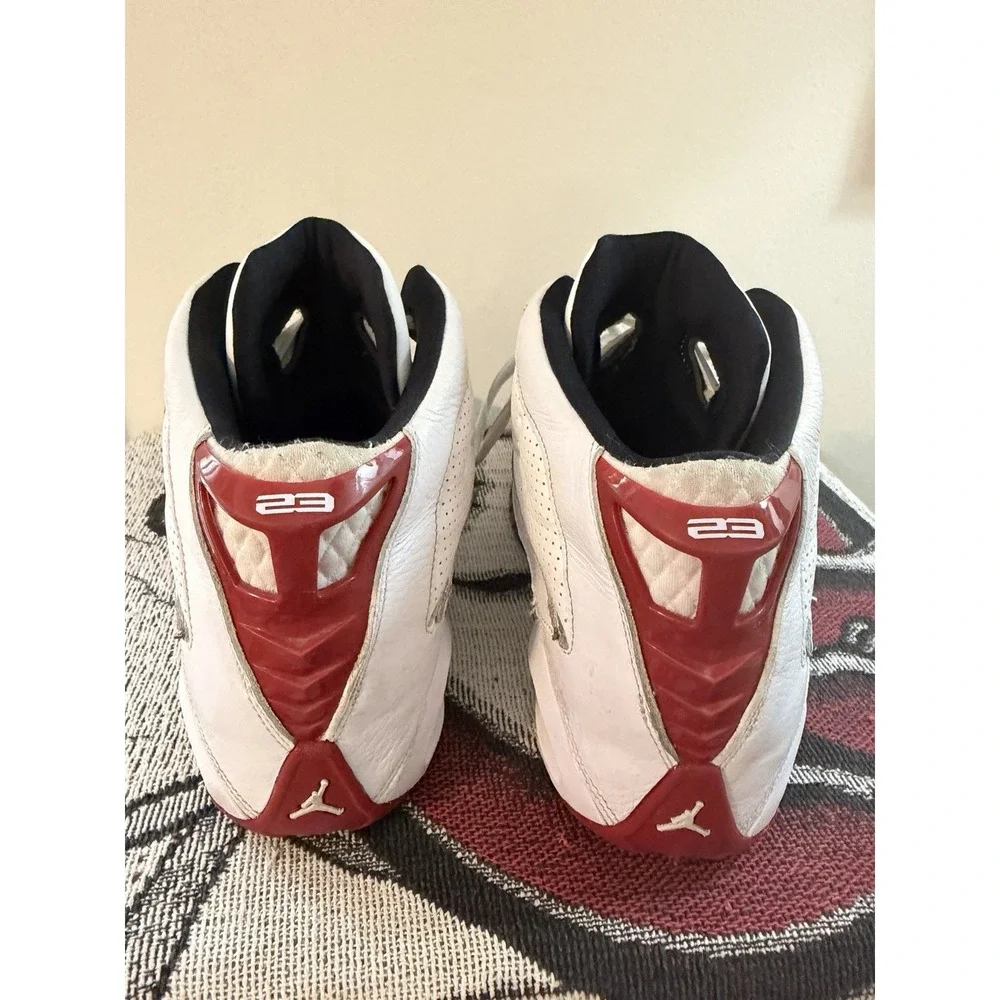 Nike Air Jordan B'Loyal Mens Size 14 White Black Red Basketball Shoes Sneakers